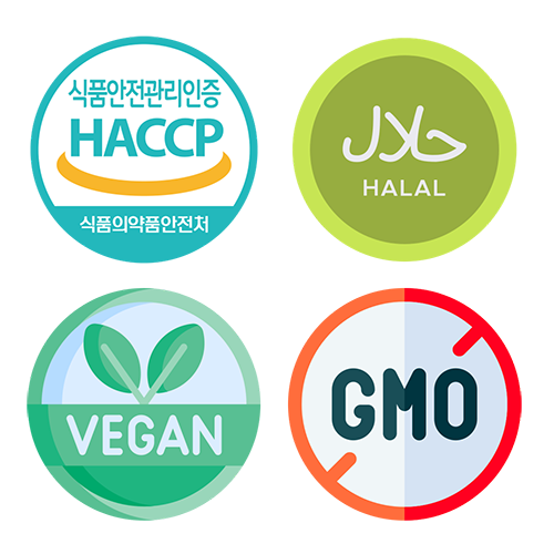 ActivAMP 專利 絞股藍 萃取物 為素食使用，並具 GMP、HACCP 及 HALAL 等認證