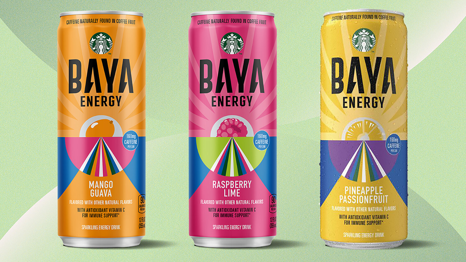 知名咖啡品牌 Starbucks 跨足機能飲市場，推出 BAYA 水果風味系列能量飲